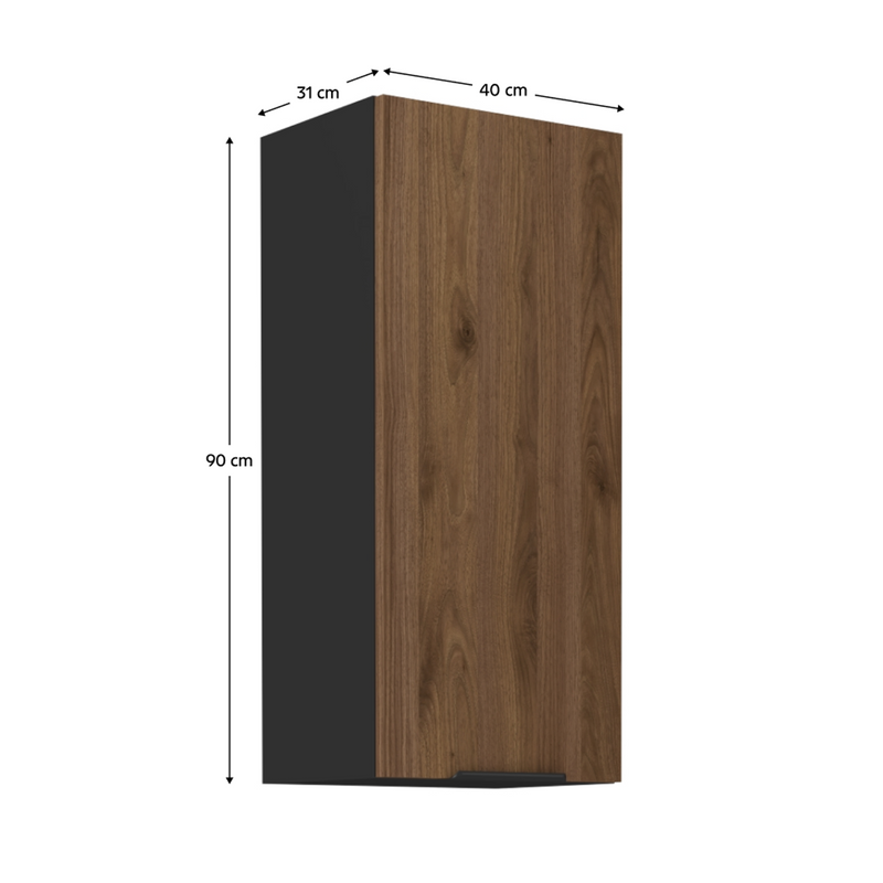 Dimenzije - Gornji kuhinjski ormarić Menzo 40 G-90 1F
