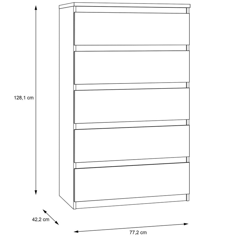 Dimenzije - Komoda Chelsea CHLK45-U42