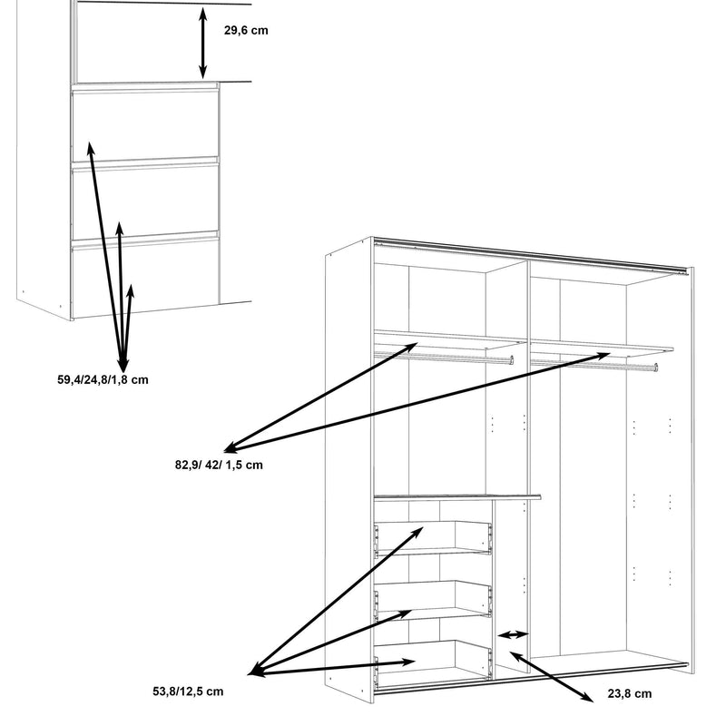 Dimenzije - Ormar Winn 2 W2QS823E71-C752