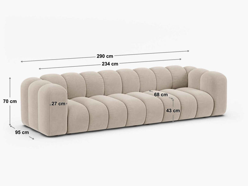 Dimenzije - Sofa Lupine 290