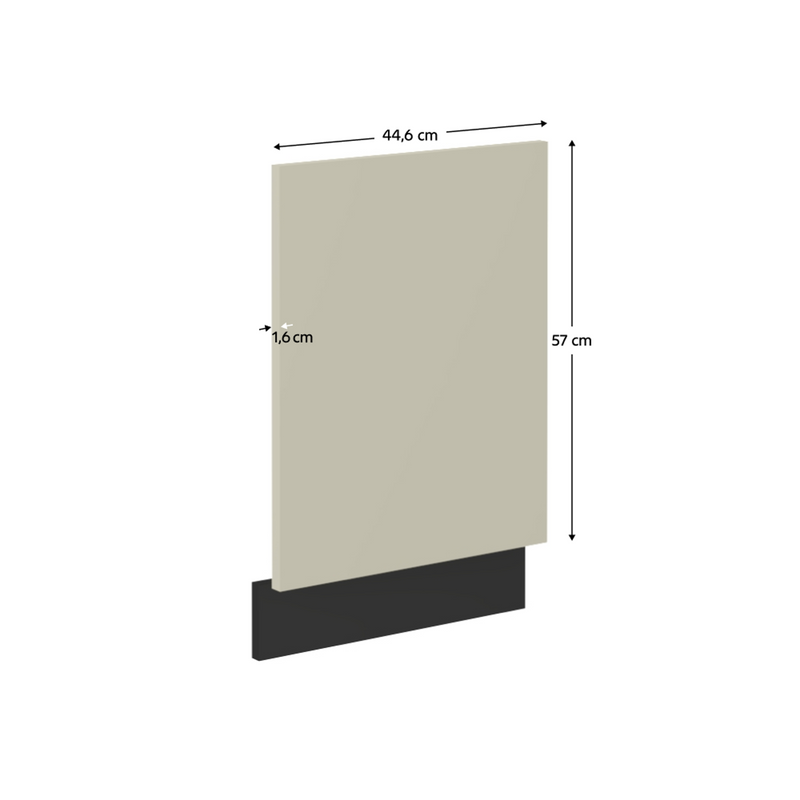 Dimenzije - Vrata perilice posuđa Araka ZM 570×446