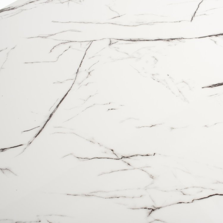 stol marbella u boji bijelog mramora uvećani prikaz
