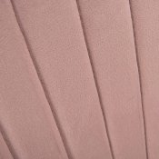 stolica Righelle od baršuna roza boje detalj naslona