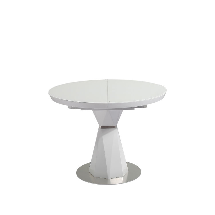 bijeli okrugli stol bianco