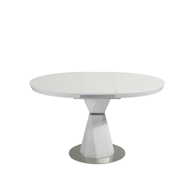 bijeli okrugli stol bianco