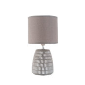 stolna svjetiljka Viki elegantna siva