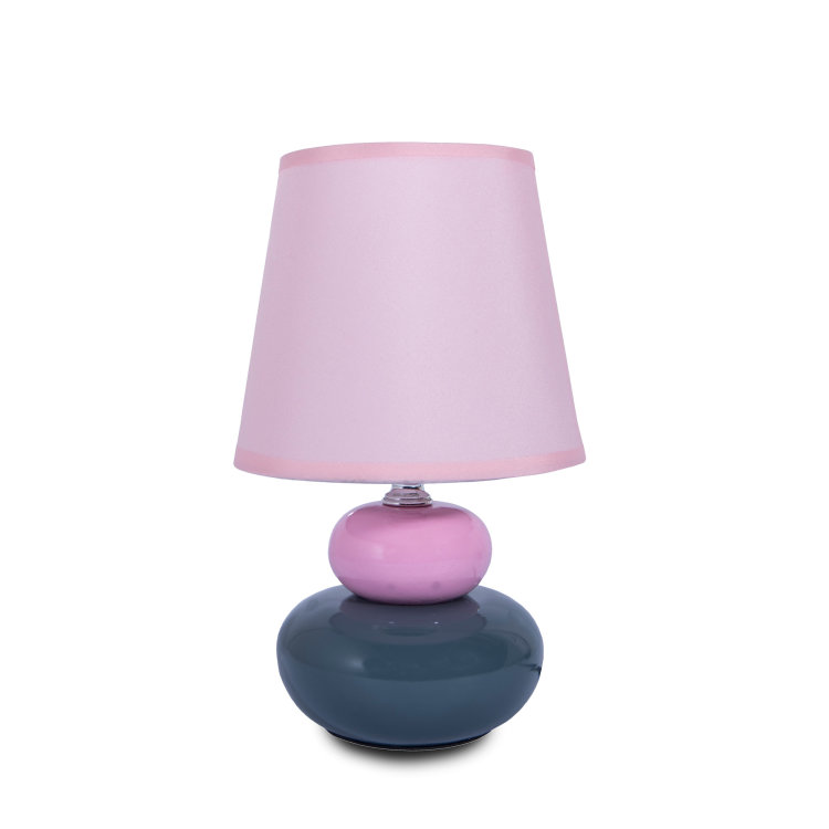 stolna svjetiljka Roza Siva dekorativna jednostavna keramička