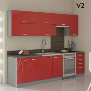 modularna kuhinja Rose V2 srednja s pećnicom