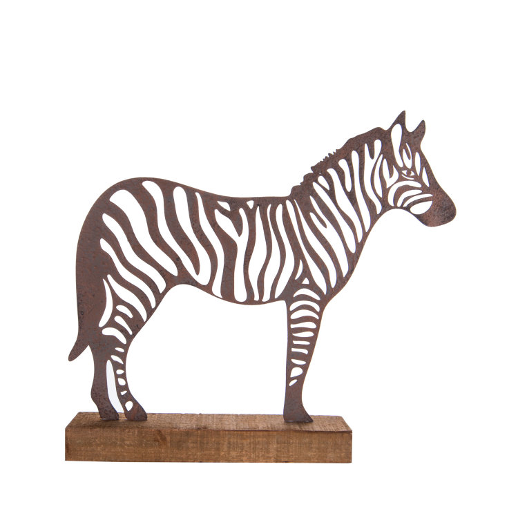 zanimljiva željezna dekorativna figura u motivu zebre