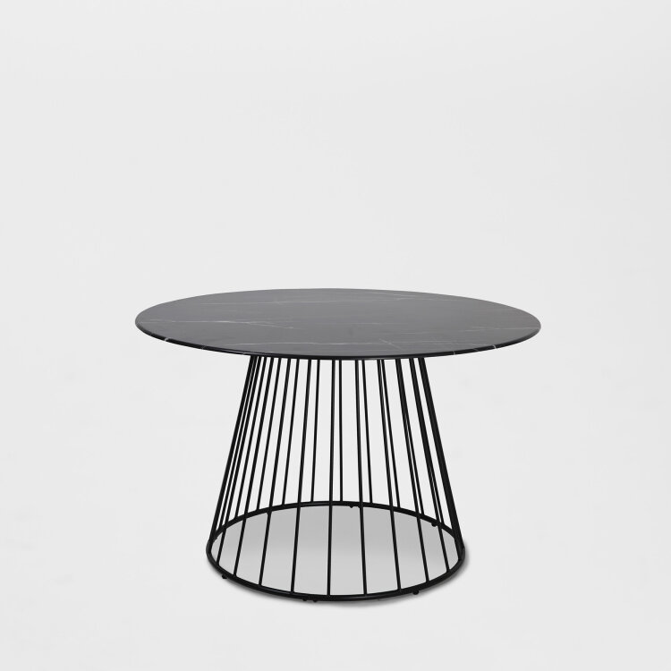 okrugli stol massimo u boji crnog mramora
