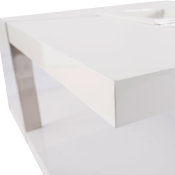 bijeli stolić pct-455 s posudom