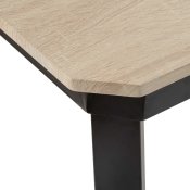 Blagavaonski set Duncan 1+4 detalj odrezanog ruba stola