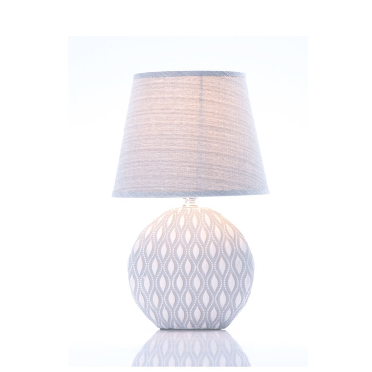 stolna svjetiljka Siva jednostavna dekorativna upaljena