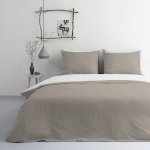 posteljina side way sand/white slikana s prednje strane