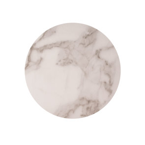 stolni podmetač Marble bijele boje slikan s gornje strane