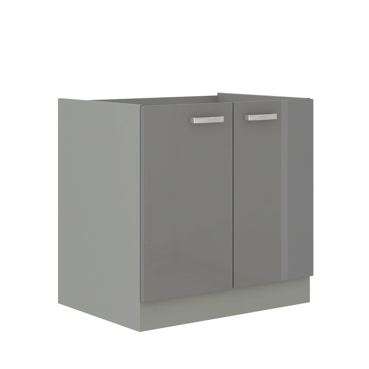 donji element za modularnu kuhinju Grey širine 80 cm i 2 vrata
